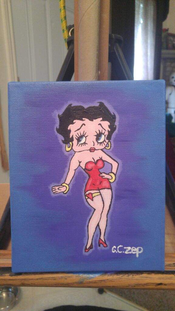 Betty Boop Painting At Explore Collection Of Betty