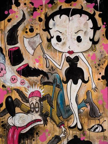 375x500 Betty Boop Paintings For Sale Saatchi Art - Betty Boop Painting