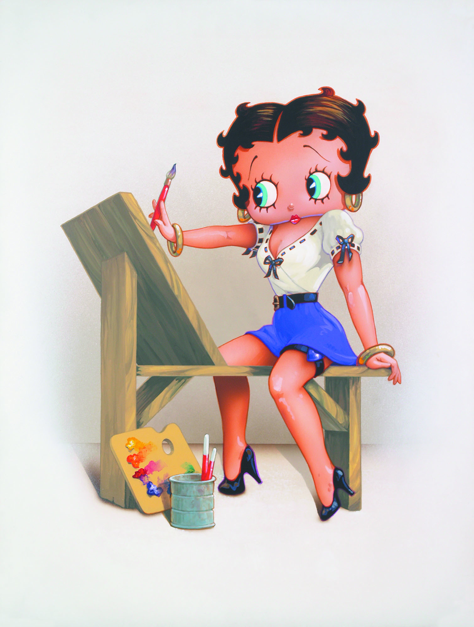 1510x2000 Dynamite Forges Publishing Deal To Publish Betty Boop Comics - Betty Boop Painting