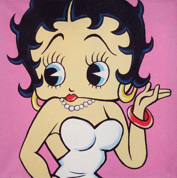 600x603 Betty Boop Fashion By Ultraseven81 - Betty Boop Painting