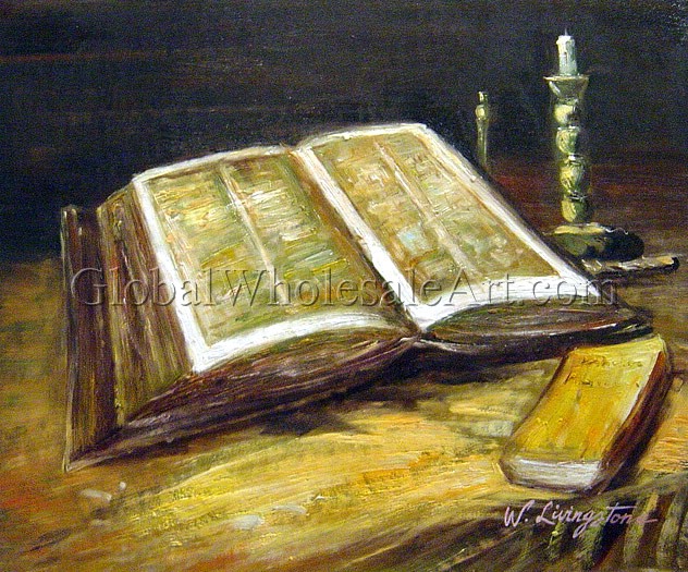 632x525 Vincent Van Gogh - Bible Painting