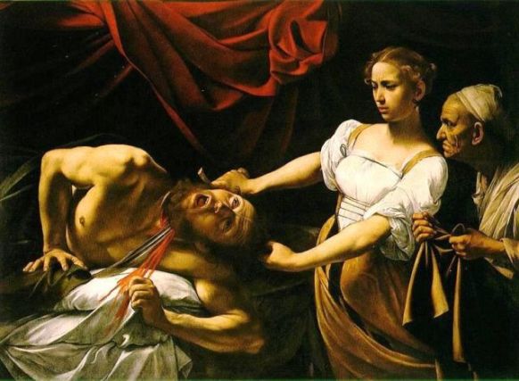 582x427 Judith In The Bible Jewish Beauty Beheads Enemy General - Bible Story Painting