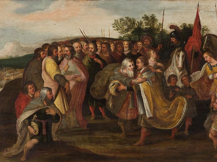 750x562 Mythology 13 Paintings, Scenes From The Bible, By The Old Masters - Bible Story Painting