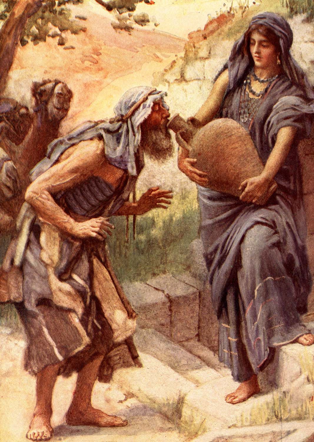 1067x1500 Rebekah Bible Bible Stories Rebekah Bible - Bible Story Painting