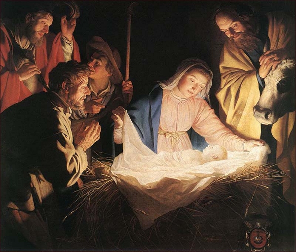 600x512 The Bible Story Of Christmas, From Family Christmas - Bible Story Painting