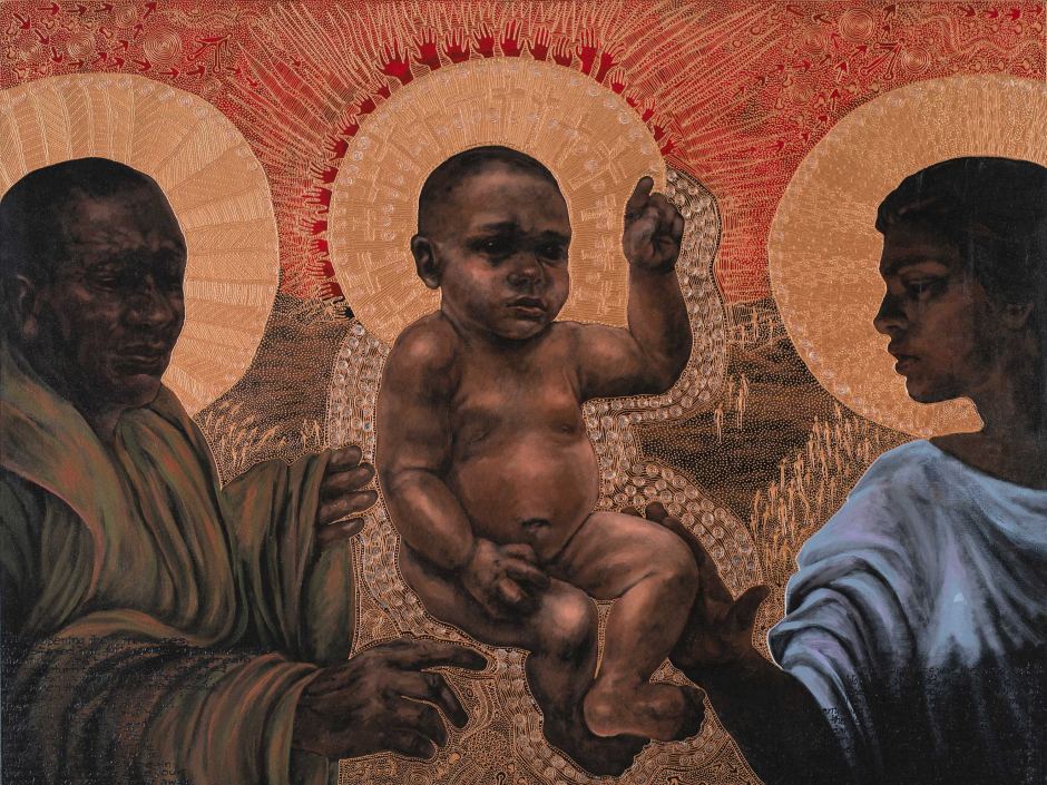 940x705 Artist Waniwa Lester Tells Bible Stories Through Indigenous Dot - Bible Story Painting