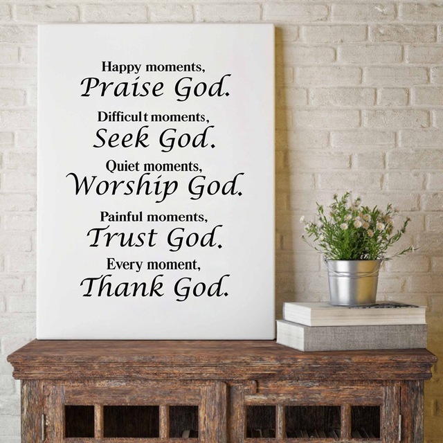 640x640 Christian Canvas Painting Poster Bible Verse Quote Home Decor - Bible Verse Painting
