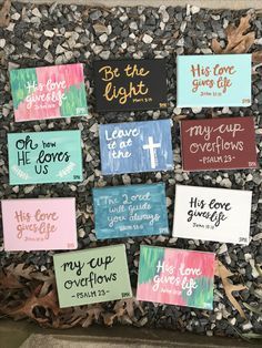 236x314 Little Mini Canvases For Christmas Presents Bible Verse - Bible Verse Painting