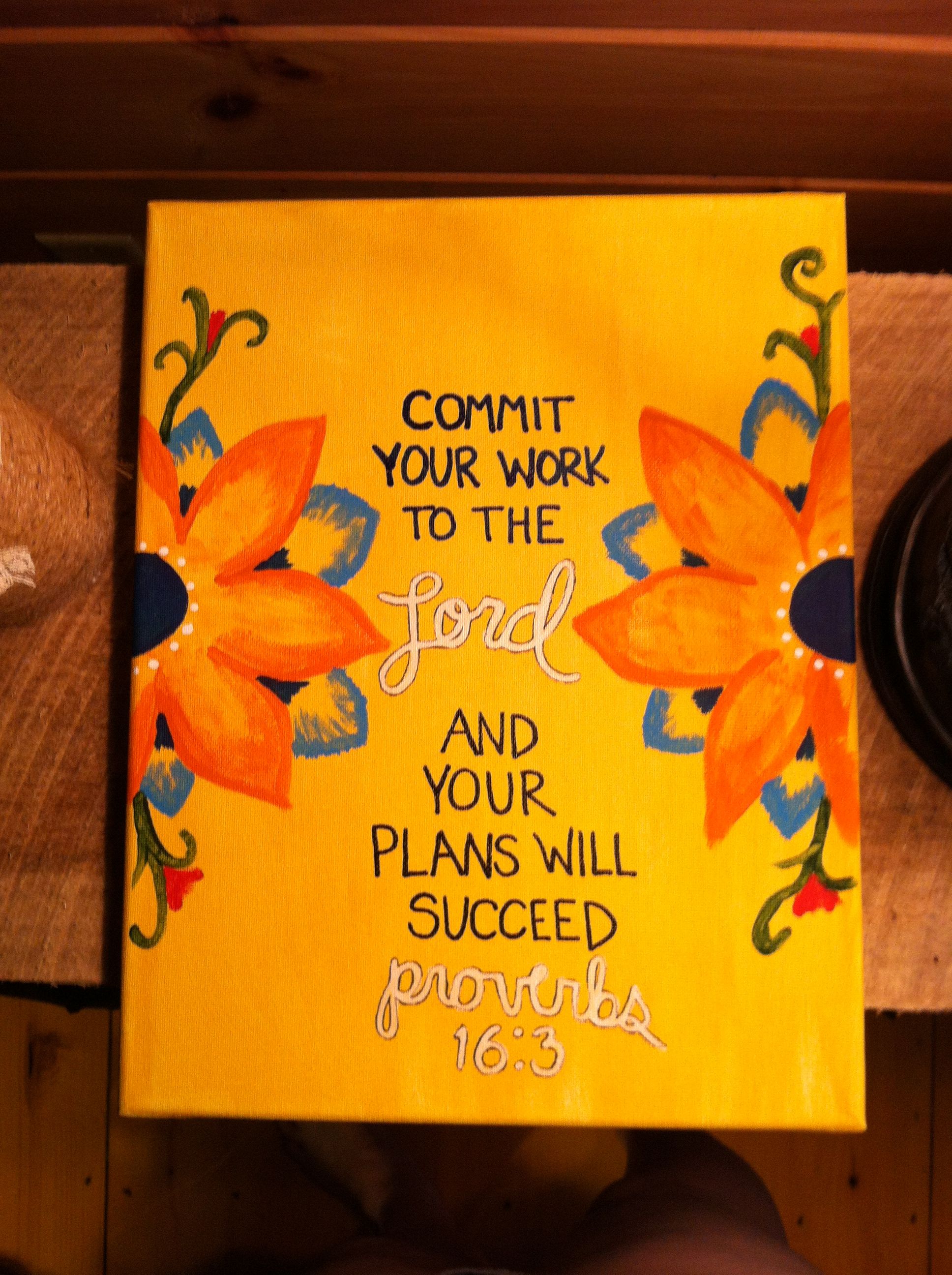 1936x2592 Bible Verse Painted Canvas Proverbs Painting! - Bible Verse Painting