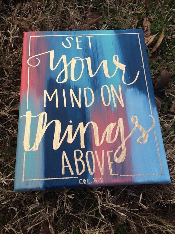 564x752 Hand Lettered Bible Verse Canvas Painting By Carrazycutecanvas - Bible Verse Painting Canvas