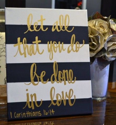 442x475 Hand Lettering Bible Verse Canvas Painting Canvas Wall Hanging - Bible Verse Painting Canvas