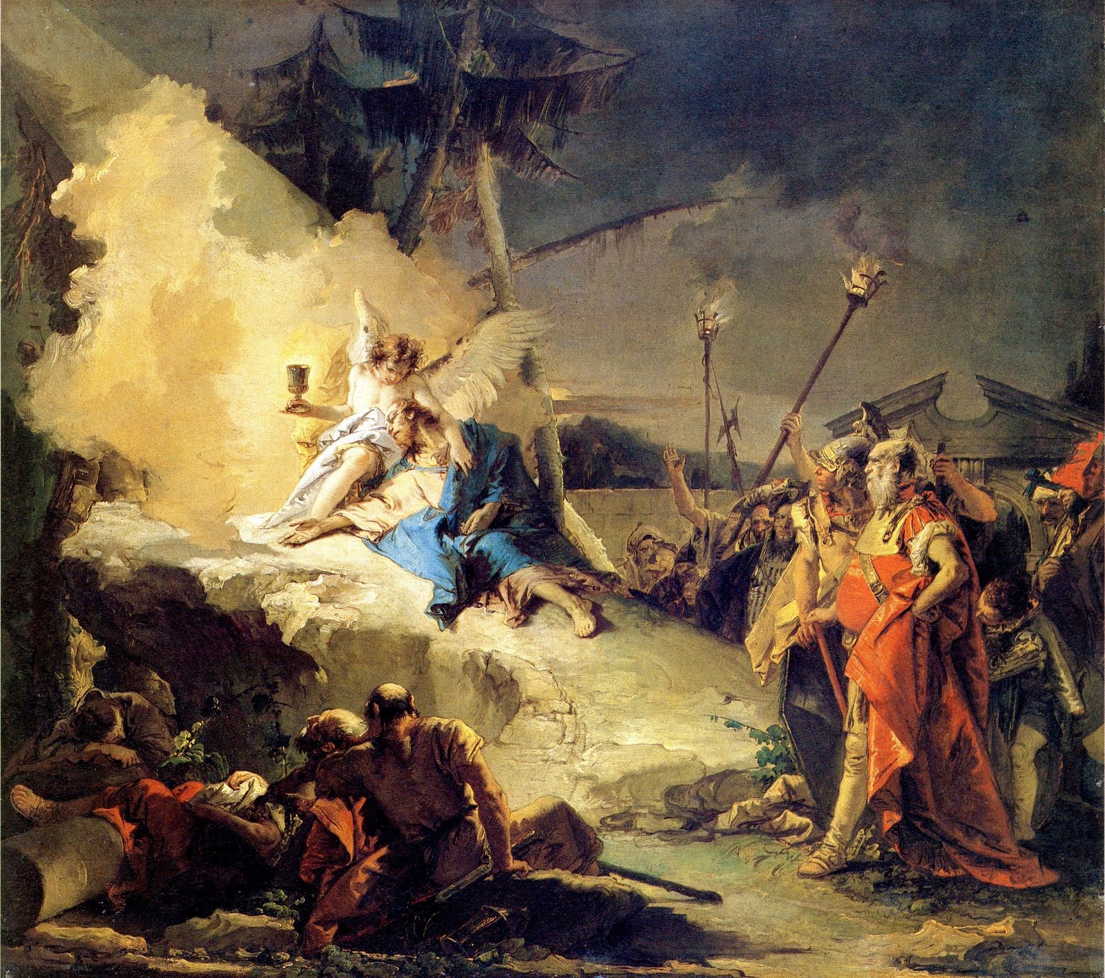 1600x1416 Cityzenart Tiepolo Biblical Paintings - Biblical Painting
