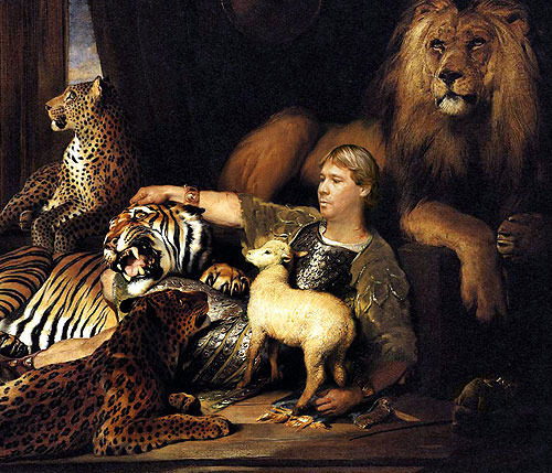 500x429 Biblical Painting Of Steve Irwin (Not My Work) By Jhwink - Biblical Painting
