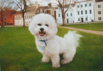 360x249 Bichon Paintings Dog Artists - Bichon Frise Painting