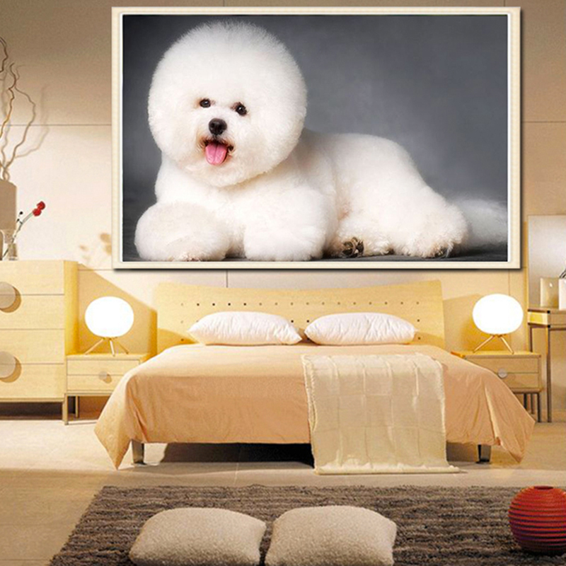 Bichon Painting At PaintingValley Com Explore Collection Of Bichon   Bichon Painting 19 