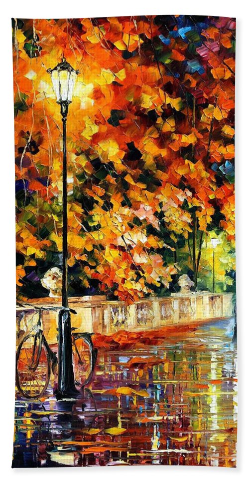 500x967 Lonely Bicycle - Bicycle Oil Painting