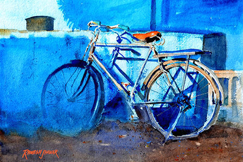 500x333 Bicycle Painting Service Amp Cityscape Painting Service Service - Bicycle Painting