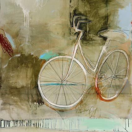 425x425 Portfolio Canvas Decor Large Printed Canvas Wall Art - Bicycle Painting On Canvas