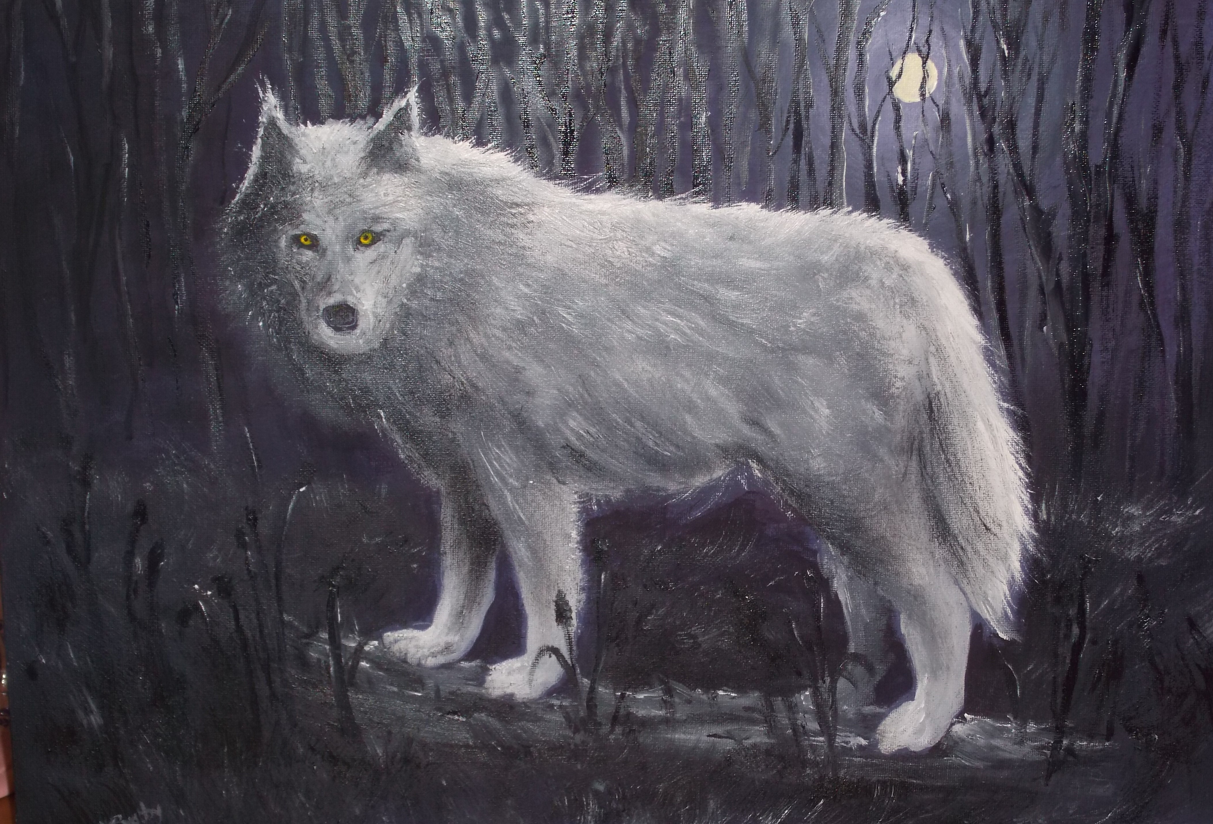 4214x2864 Big Bad Wolf - Big Bad Wolf Painting