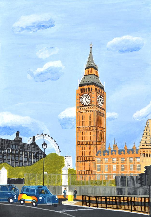 Big Ben Painting at PaintingValley.com | Explore collection of Big Ben ...