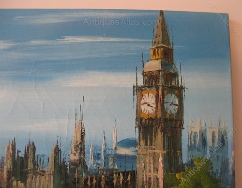 500x388 Antiques Atlas - Big Ben Painting