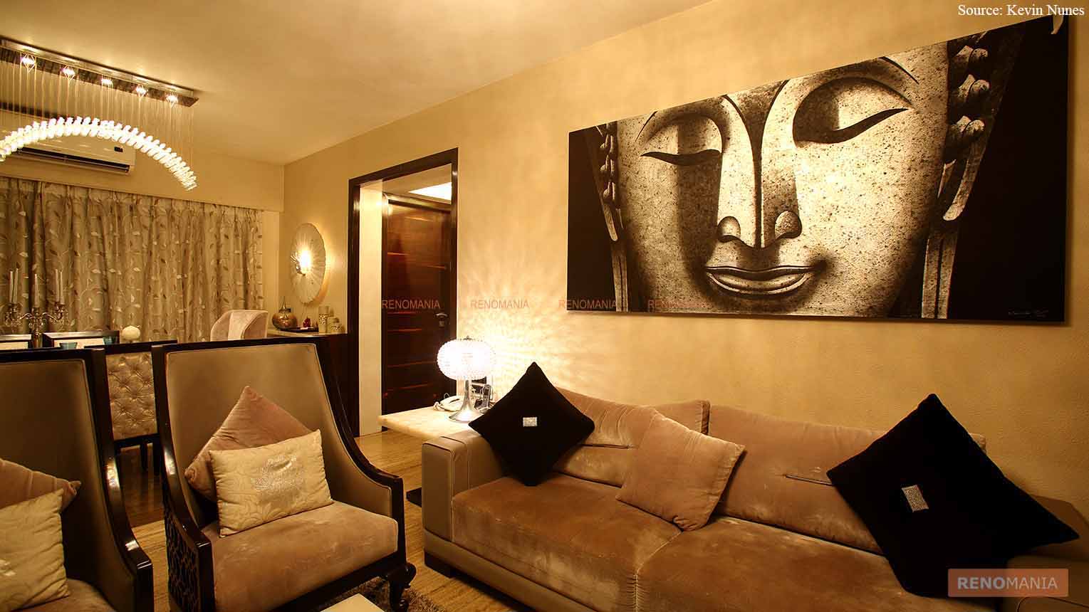 1529x860 Buddha Paintings For Living Room - Big Buddha Painting