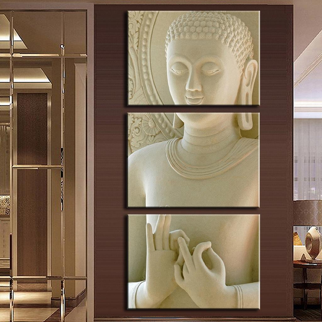 1024x1024 Modern Buddha Canvas - Big Buddha Painting