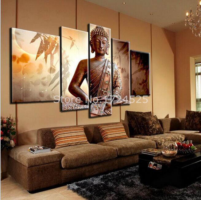 655x652 2018 Hot Sell Handmade Buddha Religion Contemporary Art Canvas - Big Buddha Painting