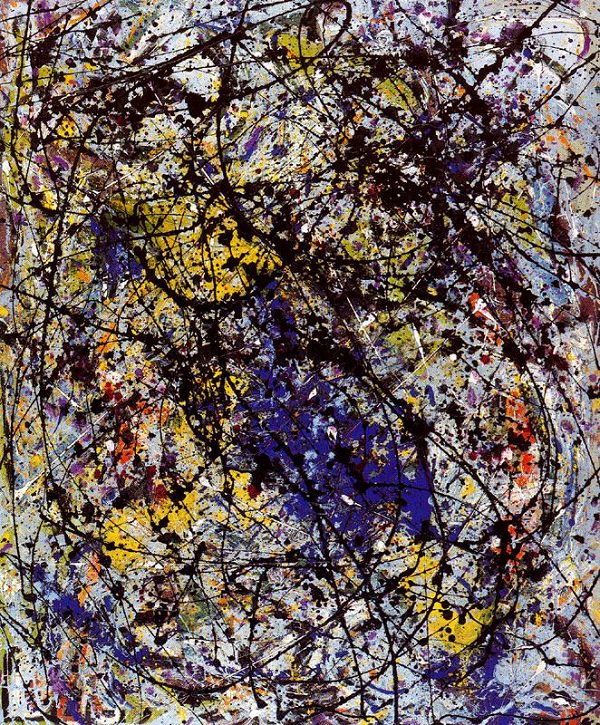 600x725 Reflection Of The Big Dipper, 1947 By Jackson Pollock - Big Dipper Painting