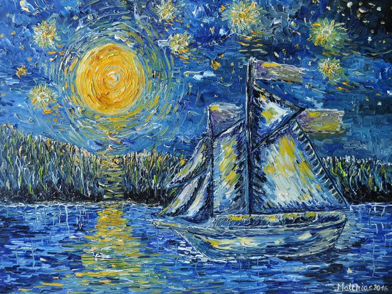 770x578 Saatchi Art Big Dipper From The Other Side And New Star Painting - Big Dipper Painting