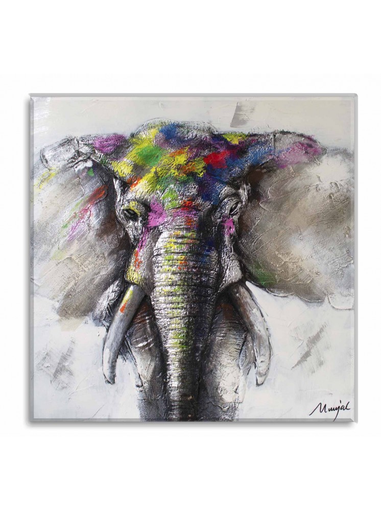 746x1000 The Big Tusk - Big Elephant Painting