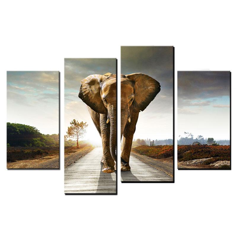 Big Elephant Painting at PaintingValley.com | Explore collection of Big ...