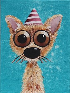 226x300 Big Eyed Dog Paintings Fine Art America - Big Eyed Dog Painting