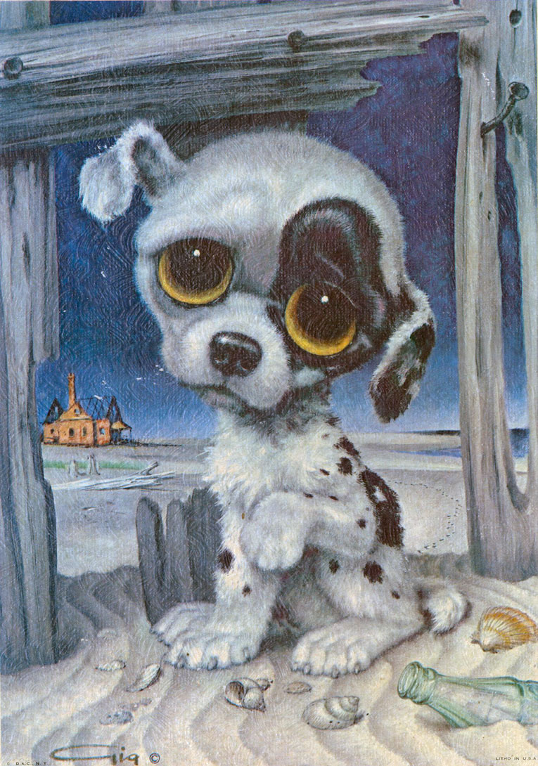 765x1090 Princess Sparkle Pony's Photo Blog Art Collection Potato Chip - Big Eyed Dog Painting