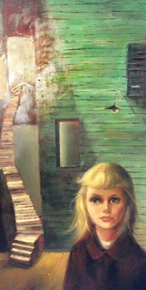 506x1000 Margaret D. H. Keane Art For Sale - Big Eyed Girl Painting