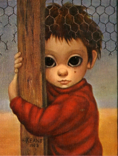 500x664 Big Eyes Painting By Margaret Keane (1) - Big Eyes Painting