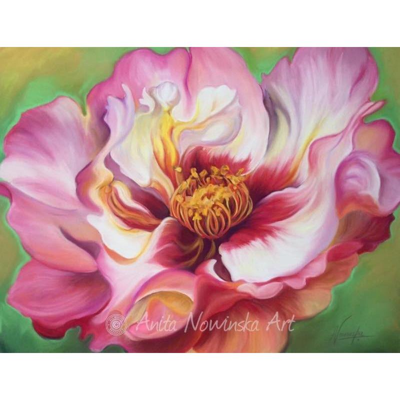 800x800 Love' Dog Rose - Big Flower Painting