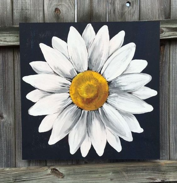564x583 Paint Parties Collingwood Art Class - Big Flower Painting