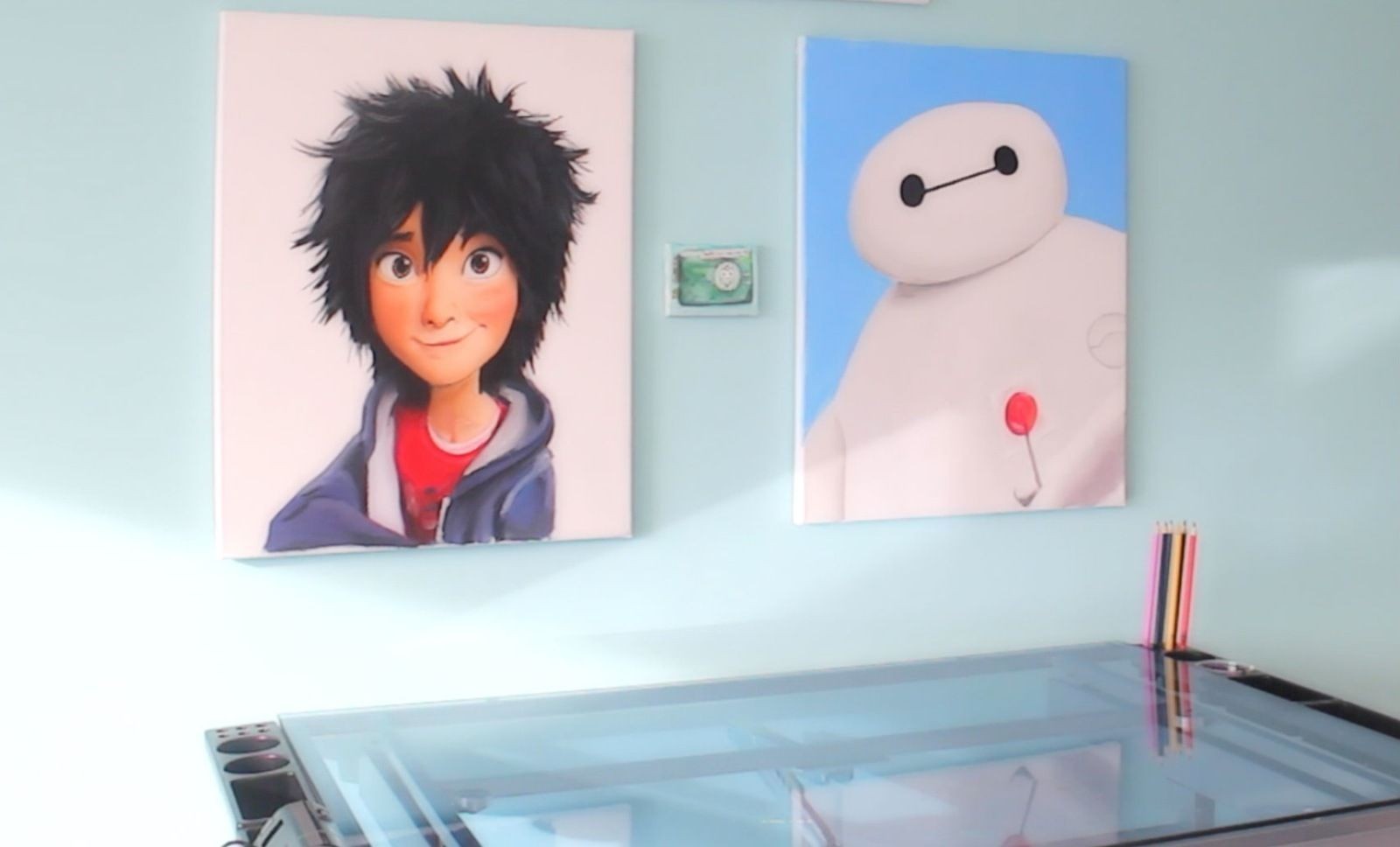 1600x968 Big Hero 6 Paintings Disney Bananajamana - Big Hero 6 Painting