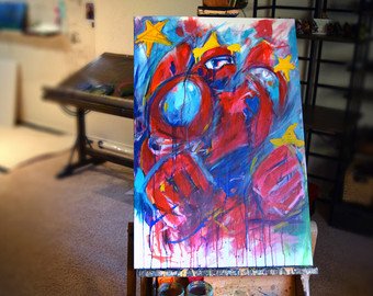 340x270 Big Hero 6 Painting Etsy - Big Hero 6 Painting