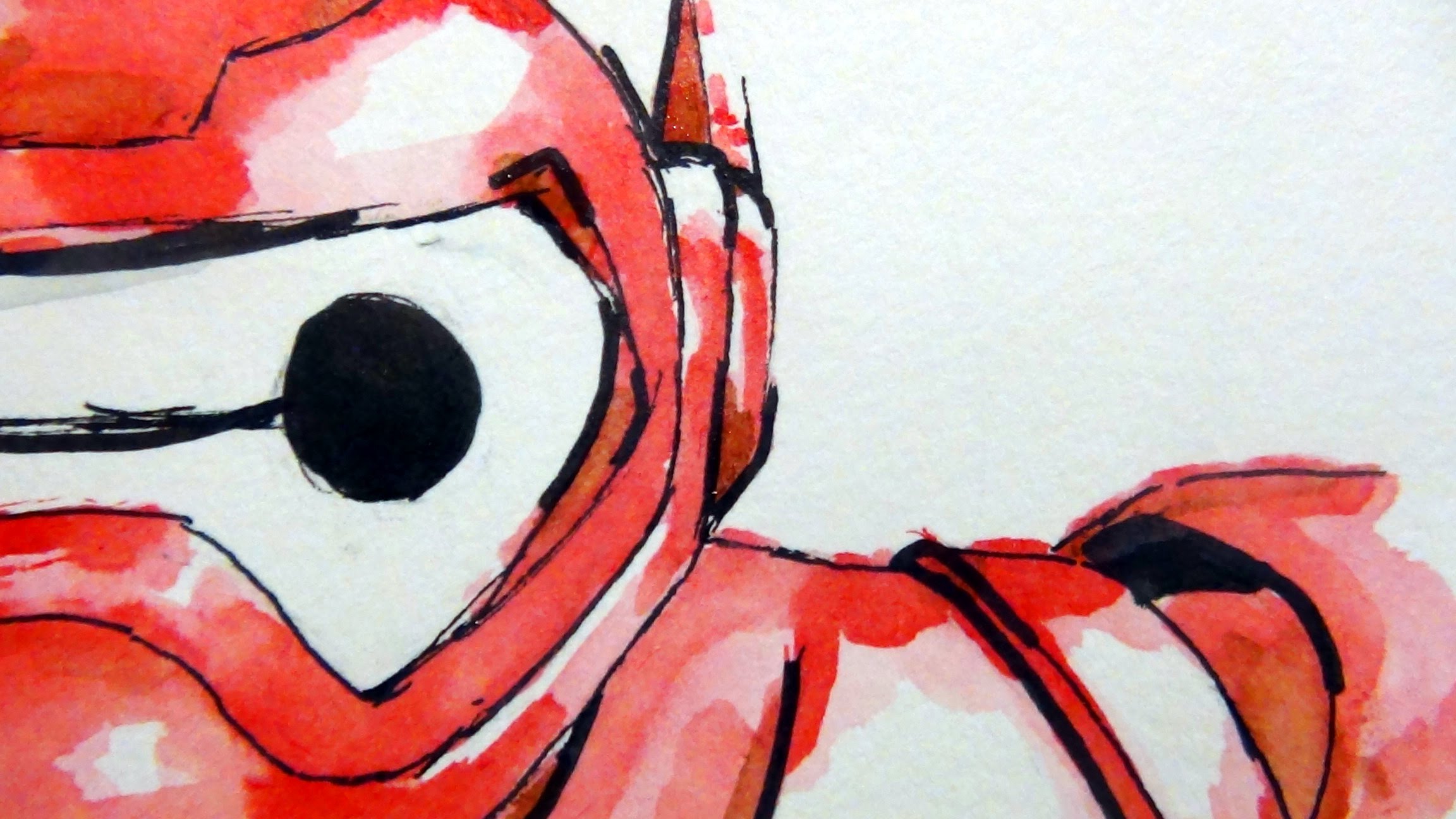 2304x1296 Draw Baymax Big Hero 6 - Big Hero 6 Painting