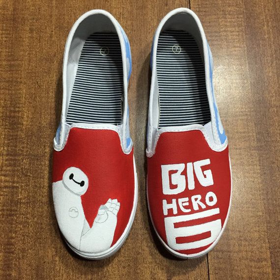 570x570 Hand Painted Disney Shoes - Big Hero 6 Painting
