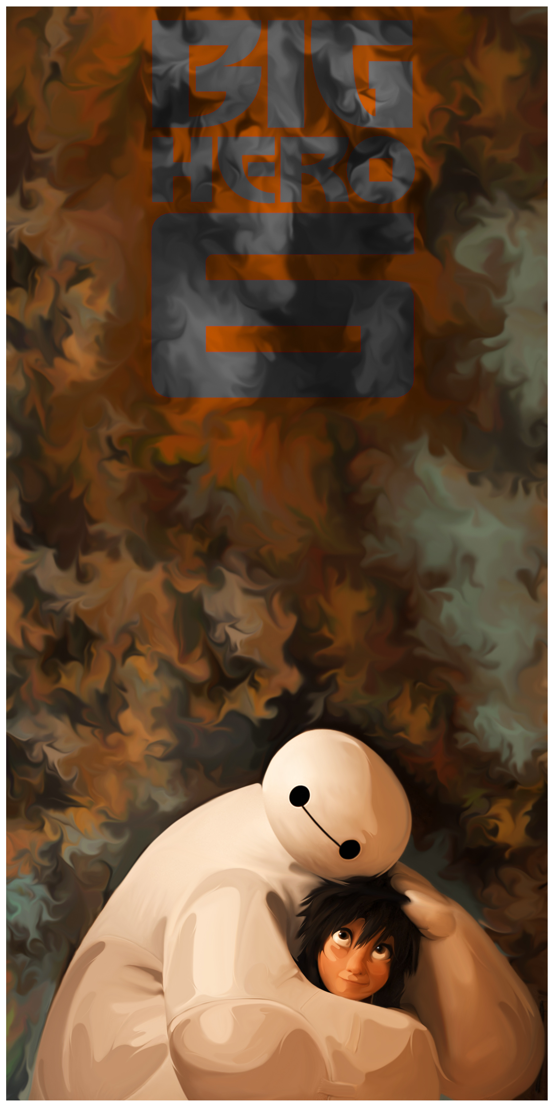 1800x3600 Poster Posse Project - Big Hero 6 Painting