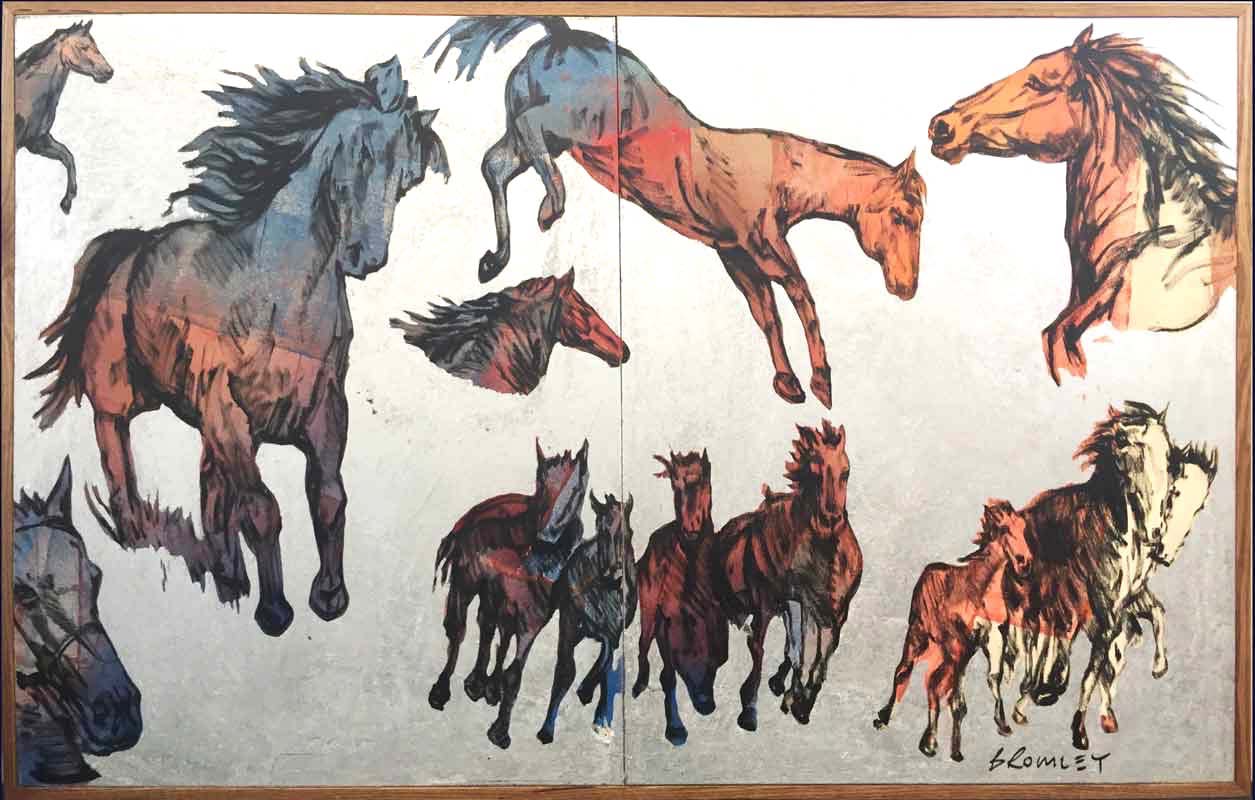 1255x800 David Bromley - Big Horse Painting