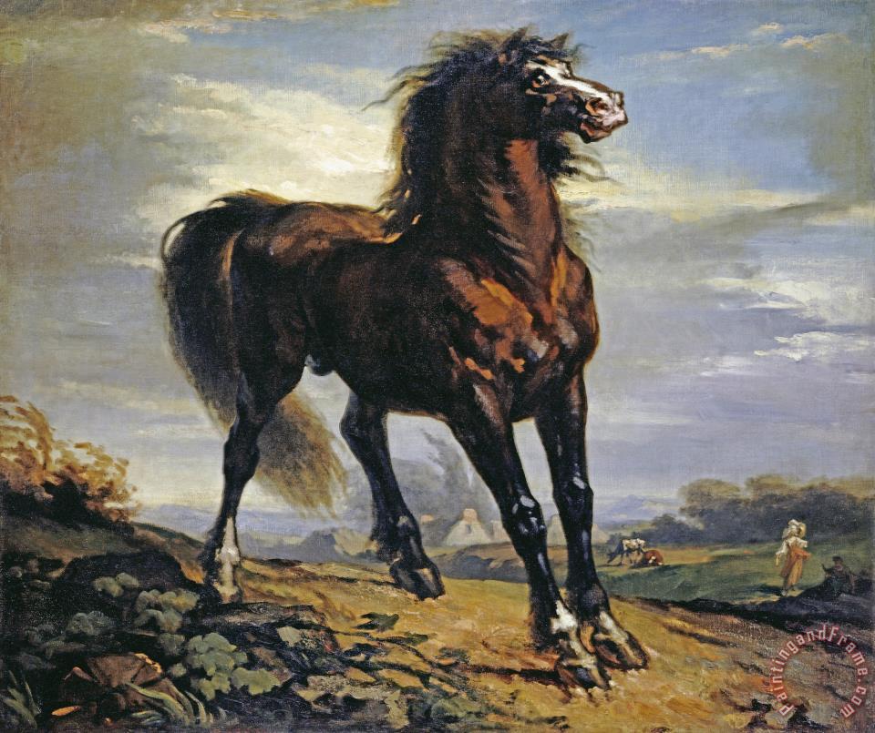960x805 Jean Francois Millet The Horse Painting - Big Horse Painting
