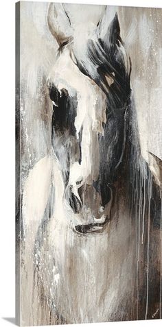 236x477 Prairie Iii Horse, Paintings And Horse Art - Big Horse Painting