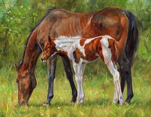 300x232 Big Horse Paintings Fine Art America - Big Horse Painting