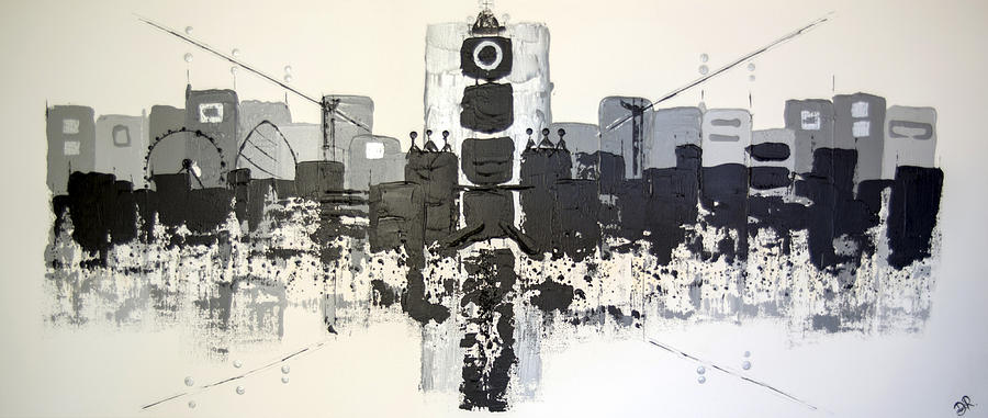 900x381 Big L Painting By Dawn Richards - Big L Painting