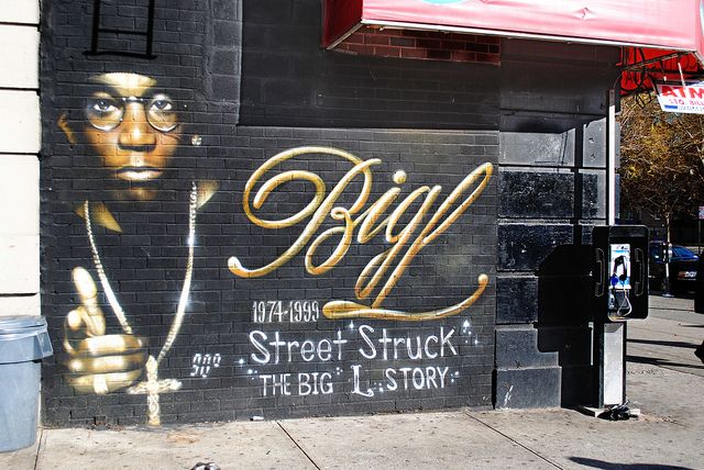 640x428 Big L Mural In Harlem By Mnyc1, Via Hip Hop - Big L Painting