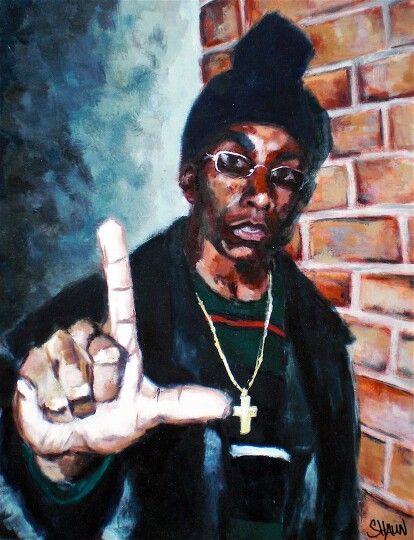 414x540 Big L Painting I'Ve Got You Covered Hip Hop Hip - Big L Painting